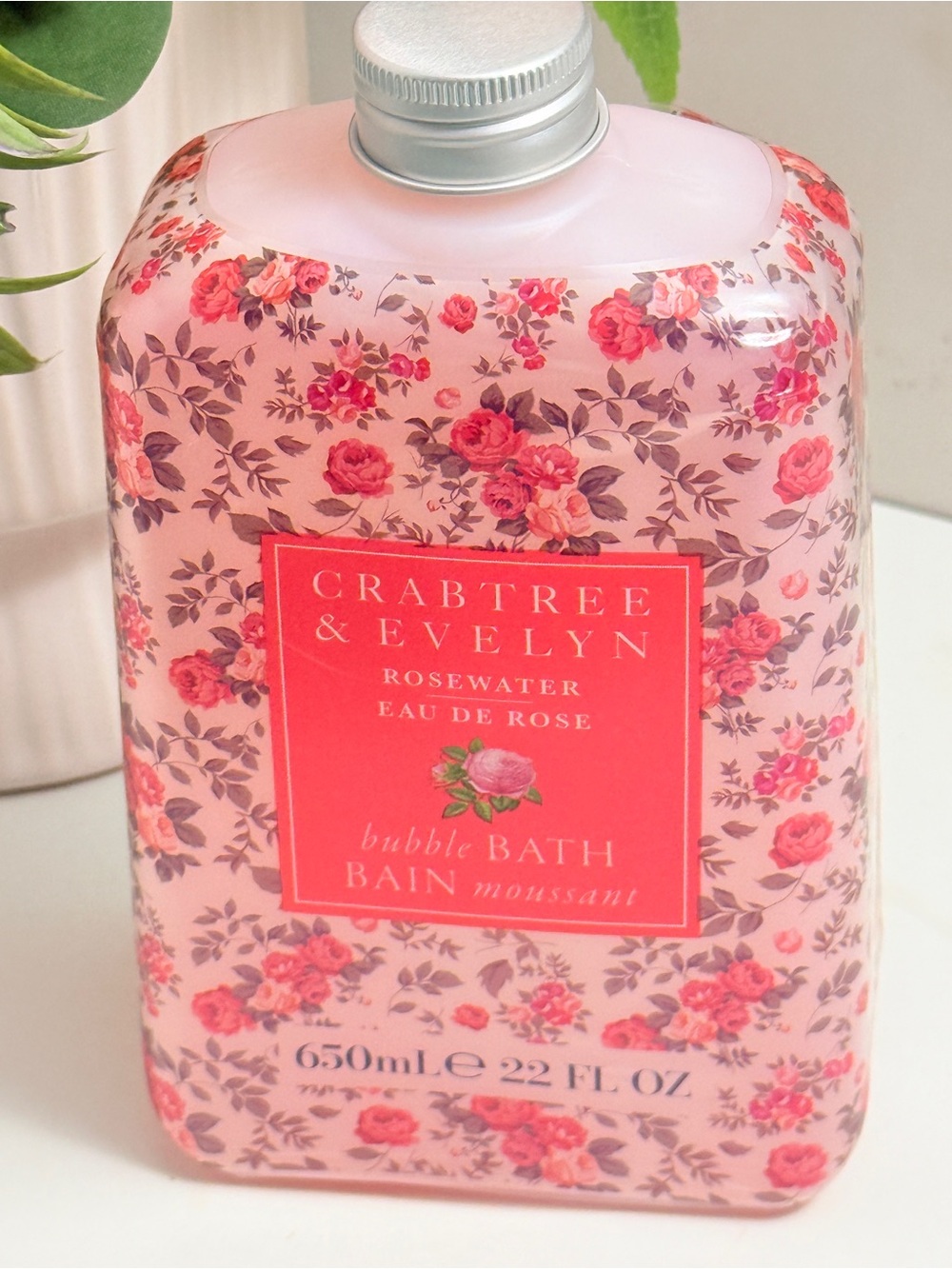Crabtree & Evelyn Rosewater Bubble Bath - 22 oz.